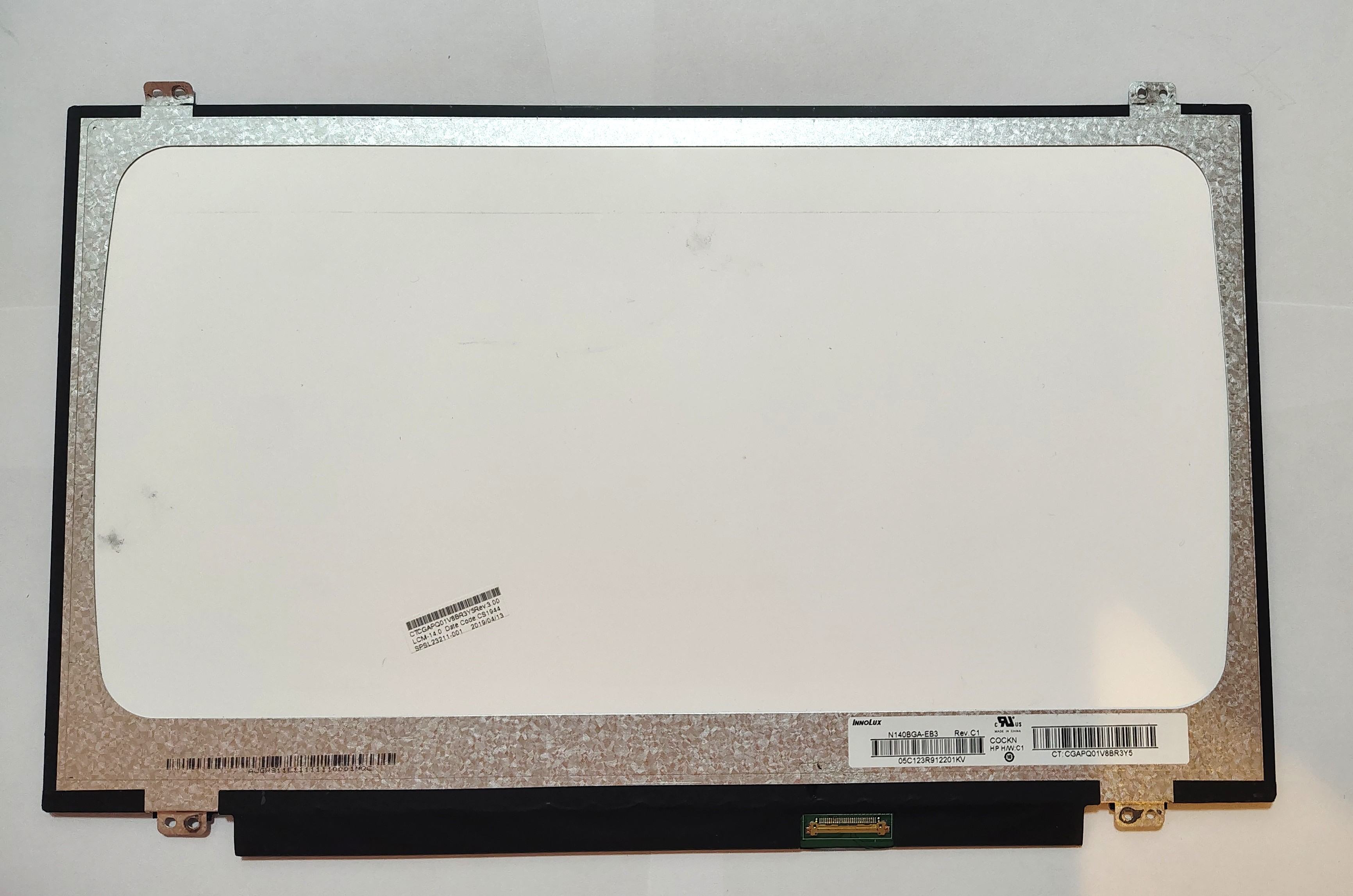 Pantalla Notebook 14.0" Slim HD 30 Pines N140BGA-EB3 Brilante - imagen 2