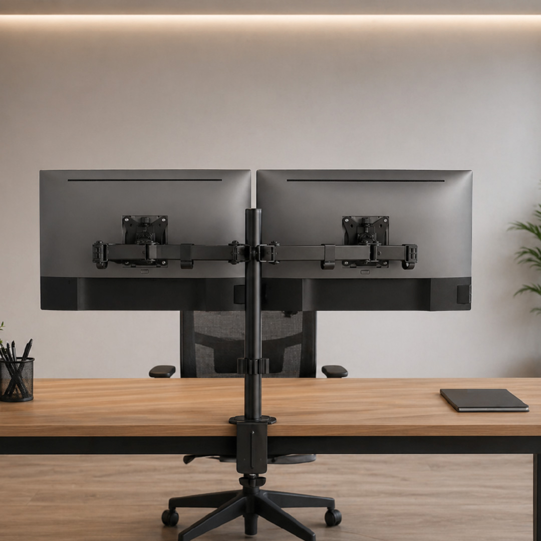 Soporte Articulado Doble para 2 Monitores 15" a 32" VESA UT-MTS3 / UT-MTS320 Utek (SKU 20093) - imagen 2