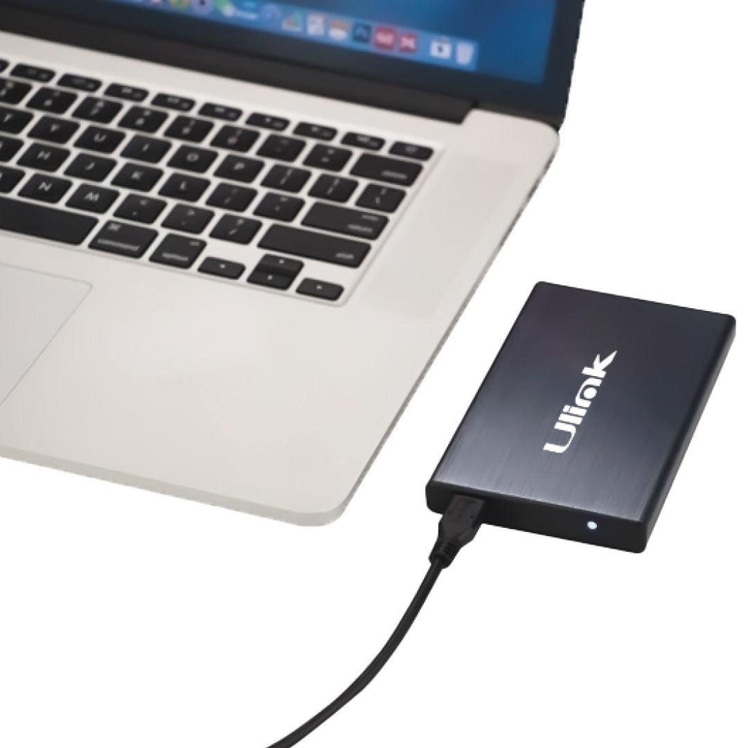 Cofre Externo para Disco Duro 2.5" SATA SSD/HDD USB-C Ulink - imagen 1