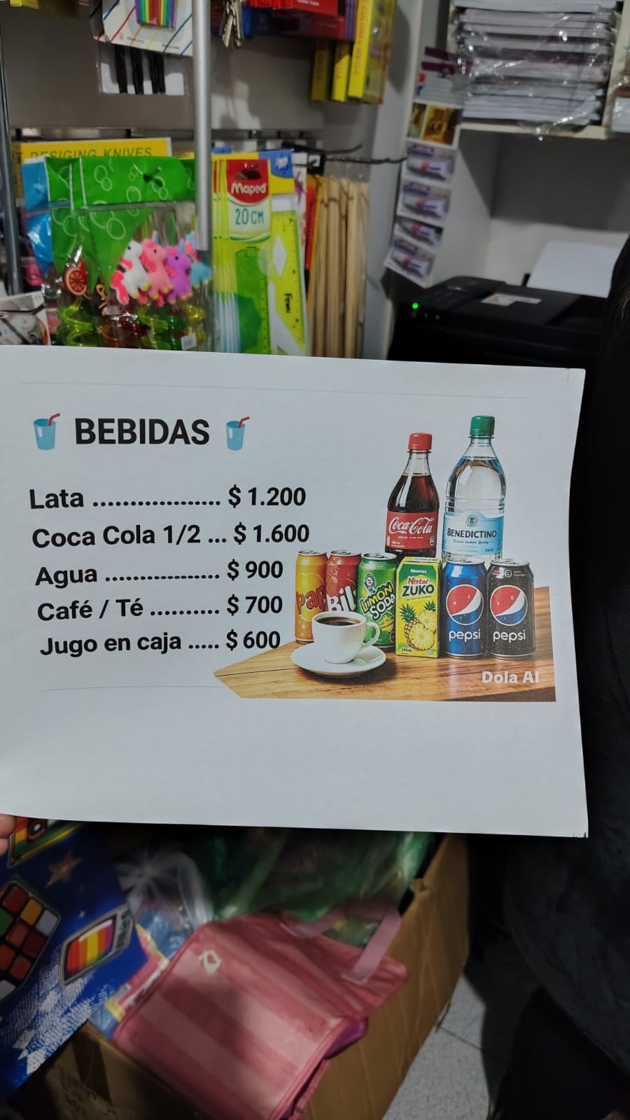 Prueba de impresión cabezal obstruido